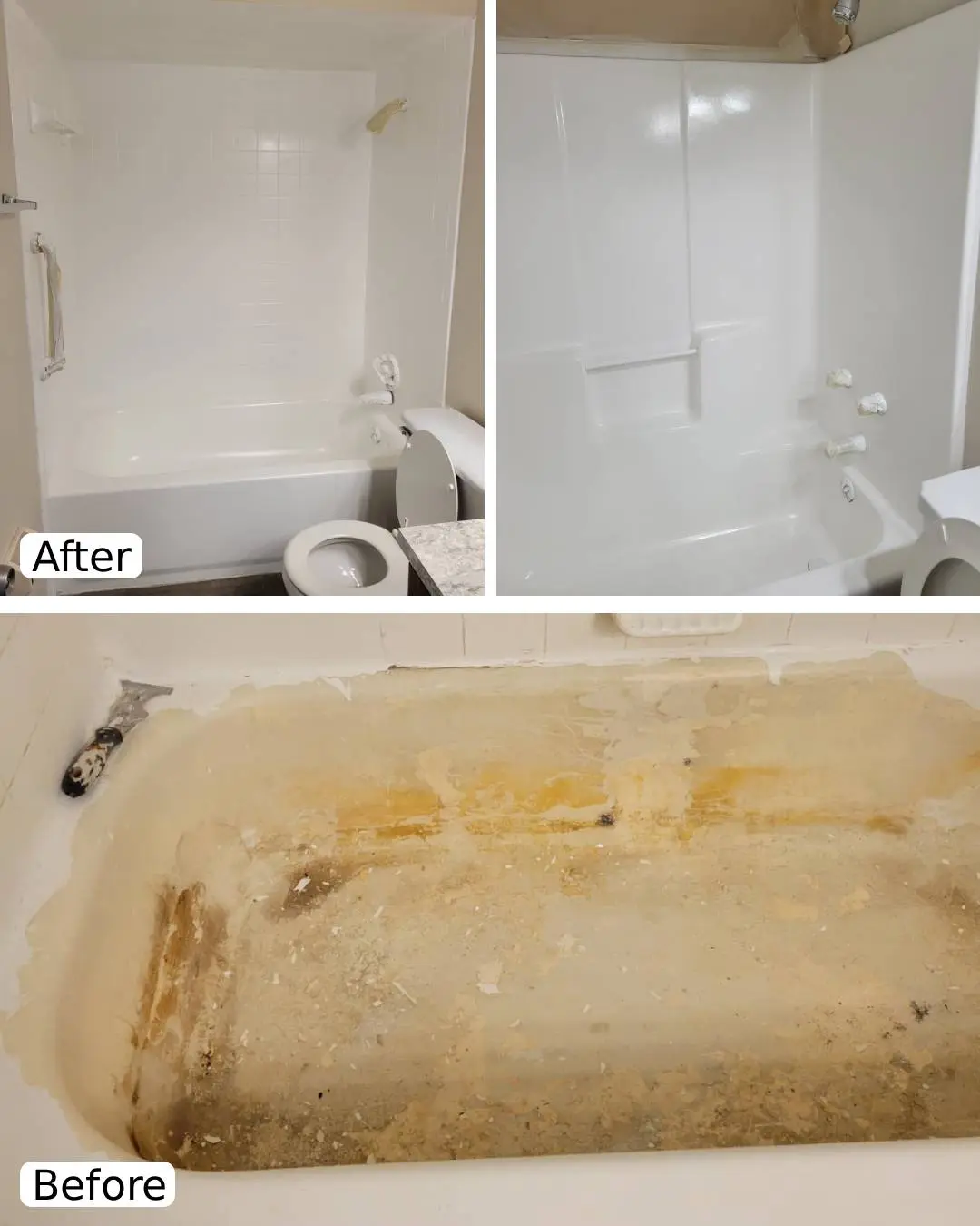 Bathroom tub and tile restoration with full surface restoration